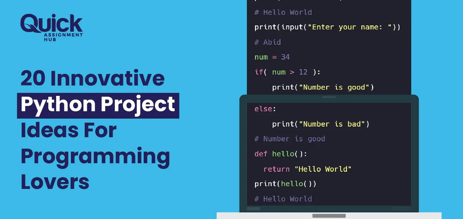 20 Innovative Python Project Ideas For Programming Lovers