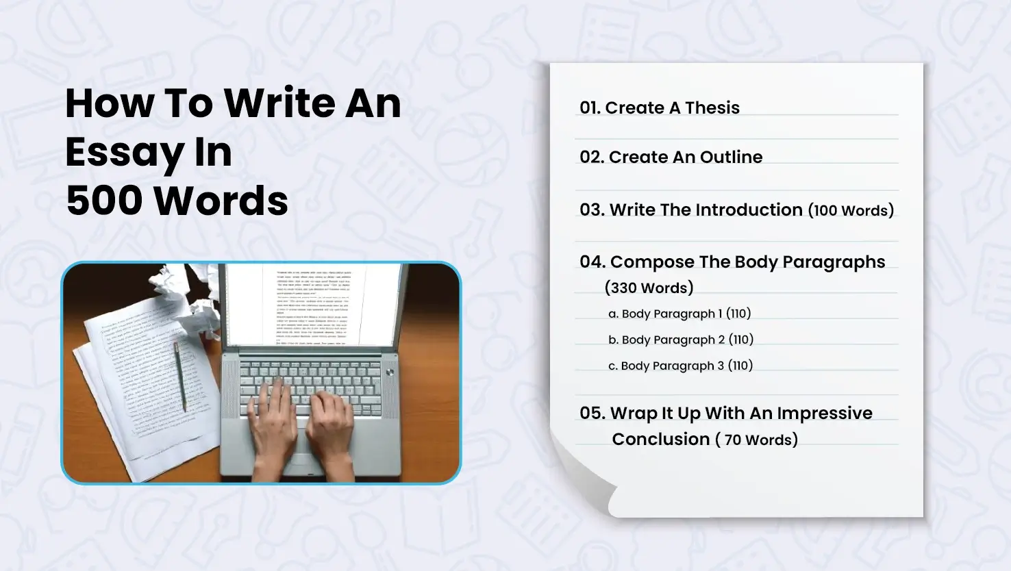 Structural break down of a 500-word essay